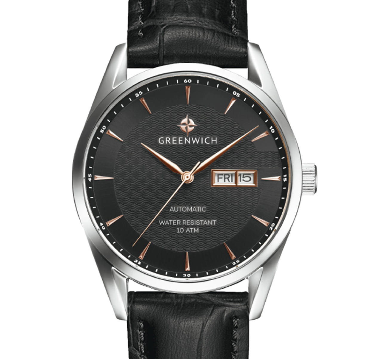 Greenwich Greenwich Good Luck Classic GW 074.11.35 , наручные мужские часы фото под углом